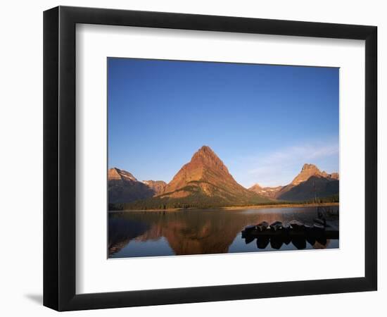 Glaciated Peaks Around Lake-Neil Rabinowitz-Framed Photographic Print