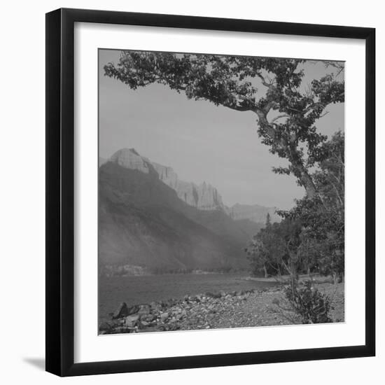 Glacier 1-Gordon Semmens-Framed Photographic Print