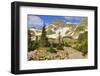 Glacier and A Mountain Lake in Rawah Wilderness, Colorado during Summer-Alexey Kamenskiy-Framed Photographic Print