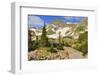 Glacier and A Mountain Lake in Rawah Wilderness, Colorado during Summer-Alexey Kamenskiy-Framed Photographic Print