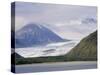 Glacier and Strait of Magellan, Magallanes, Chile, South America-Ken Gillham-Stretched Canvas