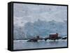Glacier, Argentine Research Station, Paradise Bay, Antarctic Peninsula, Antarctica, Polar Regions-Thorsten Milse-Framed Stretched Canvas
