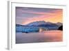 Glacier at Sunrise-Lantern Press-Framed Art Print