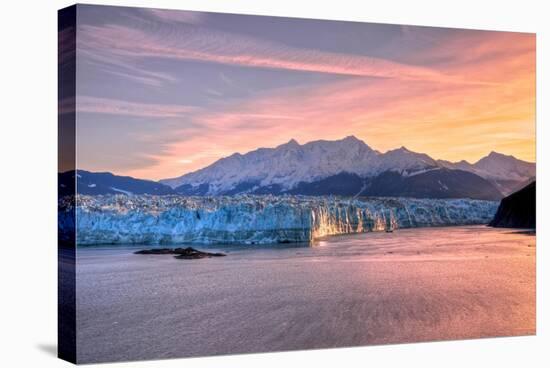 Glacier at Sunrise-Lantern Press-Stretched Canvas
