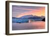 Glacier at Sunrise-Lantern Press-Framed Art Print