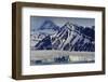 Glacier Backed by Snowy Mountains-Eleanor-Framed Photographic Print