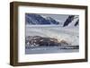 Glacier Backed by Snowy Mountains-Eleanor Scriven-Framed Photographic Print