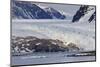 Glacier Backed by Snowy Mountains-Eleanor Scriven-Mounted Photographic Print