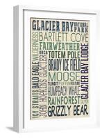 Glacier Bay National Park, Alaska-Lantern Press-Framed Art Print