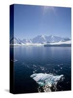 Glacier Bay, Port Lockroy, Antarctic Peninsula, Antarctica, Polar Regions-null-Stretched Canvas