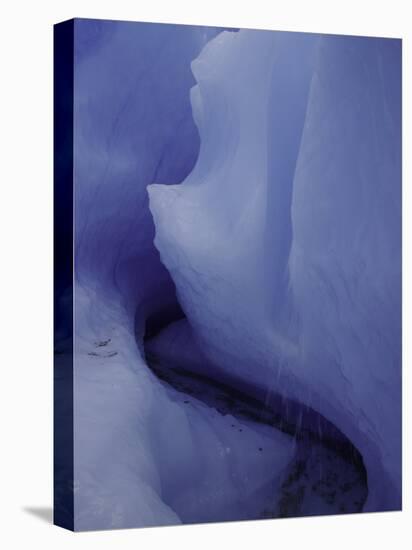 Glacier, Chile-Michael Brown-Stretched Canvas