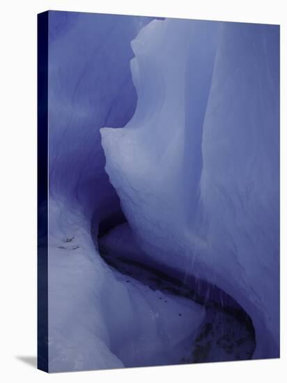 Glacier, Chile-Michael Brown-Stretched Canvas