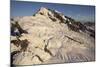 Glacier-Covered Mountain Peak-null-Mounted Photographic Print