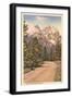 Glacier Covered Tetons, Wyoming-null-Framed Premium Giclee Print