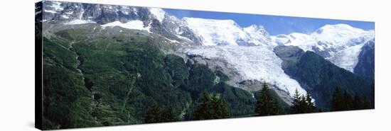 Glacier Des Bossons-Jeremy Walker-Stretched Canvas