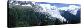 Glacier Des Bossons-Jeremy Walker-Stretched Canvas