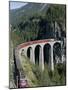 Glacier Express and Landwasser Viaduct, Filisur, Graubunden, Switzerland-Doug Pearson-Mounted Photographic Print