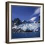 Glacier Flow Reaching the Edge of the Drygalski Fjord, South Georgia Islands, Polar Regions-Geoff Renner-Framed Photographic Print