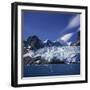 Glacier Flow Reaching the Edge of the Drygalski Fjord, South Georgia Islands, Polar Regions-Geoff Renner-Framed Photographic Print