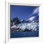 Glacier Flow Reaching the Edge of the Drygalski Fjord, South Georgia Islands, Polar Regions-Geoff Renner-Framed Photographic Print