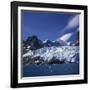 Glacier Flow Reaching the Edge of the Drygalski Fjord, South Georgia Islands, Polar Regions-Geoff Renner-Framed Photographic Print