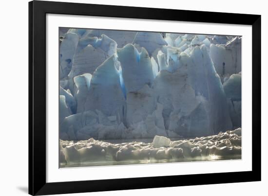 Glacier Grey. Torres Del Paine NP. Chile. UNESCO Biosphere-Tom Norring-Framed Photographic Print