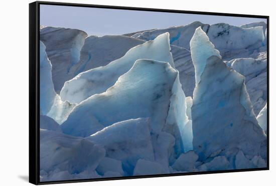 Glacier Grey. Torres Del Paine NP. Chile. UNESCO Biosphere-Tom Norring-Framed Stretched Canvas