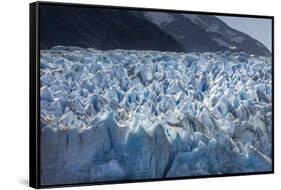 Glacier Grey. Torres Del Paine NP. Chile. UNESCO Biosphere-Tom Norring-Framed Stretched Canvas