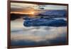 Glacier Ice Floating In The Jokulsarlon Glacier Lagoon. Vatnajokull National Park. Iceland-Oscar Dominguez-Framed Photographic Print