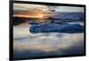 Glacier Ice Floating In The Jokulsarlon Glacier Lagoon. Vatnajokull National Park. Iceland-Oscar Dominguez-Framed Photographic Print