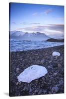 Glacier Ice Floating In The Jokulsarlon Glacier Lagoon. Vatnajokull National Park. Iceland-Oscar Dominguez-Stretched Canvas