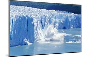 Glacier Ice Melting and Icebergs, Moreno Glacier, Patagonia, Argentina, South America-Marco Simoni-Mounted Photographic Print