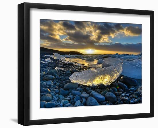 Glacier Lagoon, Jokulsarlon, Iceland-demerzel21-Framed Photographic Print