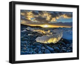 Glacier Lagoon, Jokulsarlon, Iceland-demerzel21-Framed Photographic Print