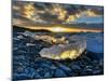 Glacier Lagoon, Jokulsarlon, Iceland-demerzel21-Mounted Photographic Print