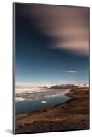 Glacier Lagoon under starlight-Belinda Shi-Mounted Photographic Print