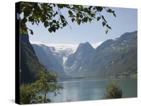 Glacier Lake Above Olden, Fjordland, Norway, Scandinavia, Europe-James Emmerson-Stretched Canvas