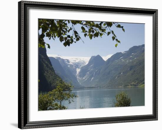 Glacier Lake Above Olden, Fjordland, Norway, Scandinavia, Europe-James Emmerson-Framed Photographic Print