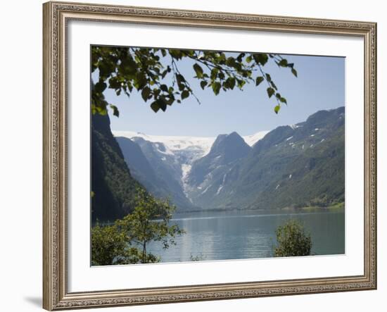 Glacier Lake Above Olden, Fjordland, Norway, Scandinavia, Europe-James Emmerson-Framed Photographic Print