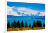 Glacier Lake, South Island, New Zealand, Pacific-Laura Grier-Framed Photographic Print