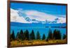 Glacier Lake, South Island, New Zealand, Pacific-Laura Grier-Framed Photographic Print