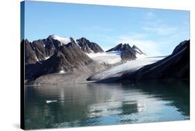 Glacier, Magdalenefjord, Svalbard. Nb Lack of Drift Ice-David Lomax-Stretched Canvas