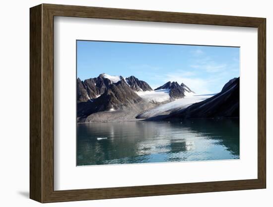 Glacier, Magdalenefjord, Svalbard. Nb Lack of Drift Ice-David Lomax-Framed Photographic Print