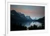 Glacier, Montana: Wild Goose Island Reflecting in St Mary Lake During Sunrise-Brad Beck-Framed Photographic Print