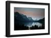 Glacier, Montana: Wild Goose Island Reflecting in St Mary Lake During Sunrise-Brad Beck-Framed Photographic Print