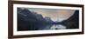 Glacier, Montana: Wild Goose Island Reflecting in St Mary Lake During Sunrise-Brad Beck-Framed Photographic Print