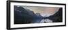 Glacier, Montana: Wild Goose Island Reflecting in St Mary Lake During Sunrise-Brad Beck-Framed Photographic Print