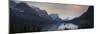 Glacier, Montana: Wild Goose Island Reflecting in St Mary Lake During Sunrise-Brad Beck-Mounted Photographic Print