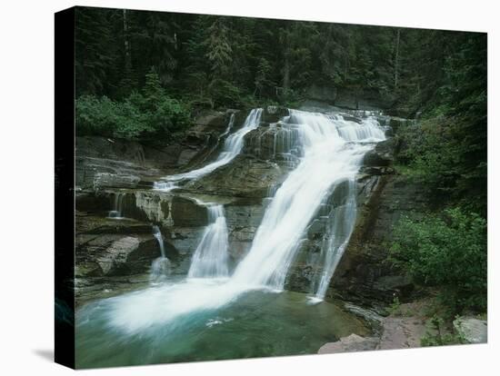 Glacier National Park 07-Gordon Semmens-Stretched Canvas