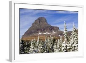 Glacier National Park, Alpine Autumn Snow-Ken Archer-Framed Photographic Print